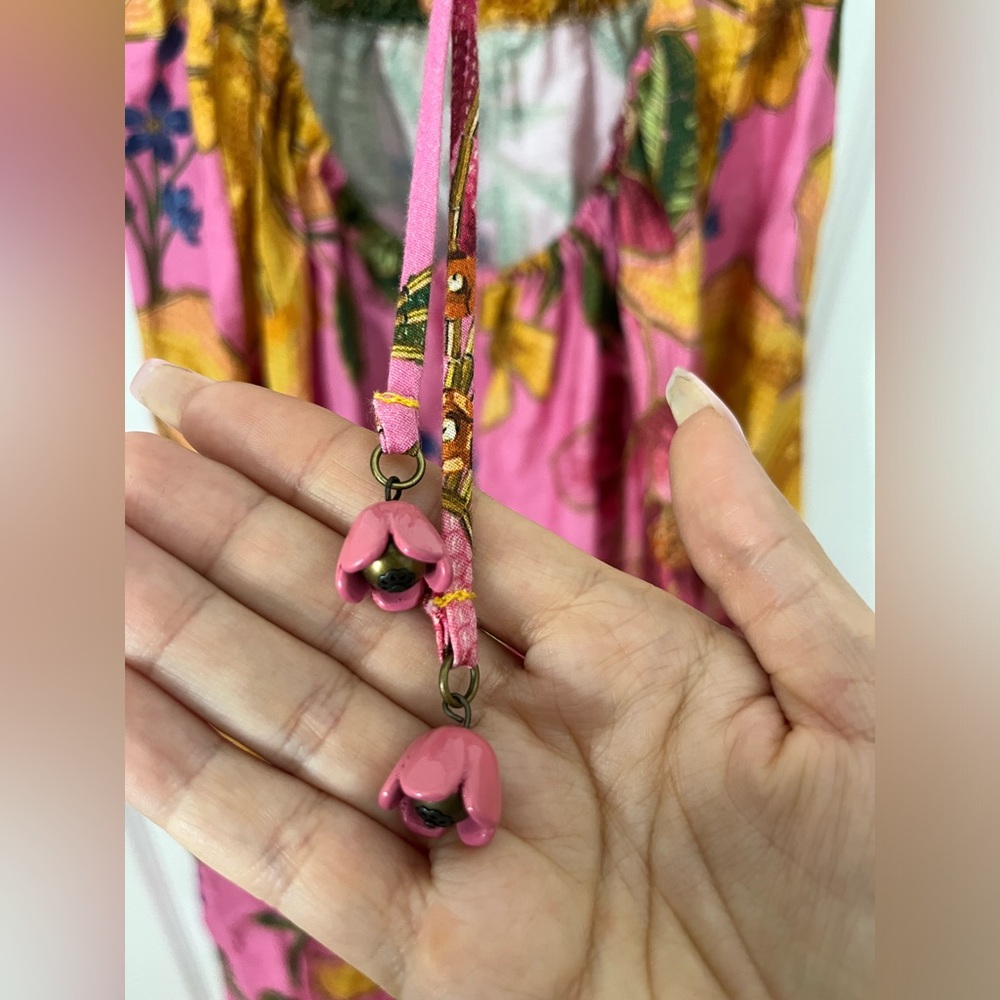 FARM Rio Pink Floral Maxi Dress / never worn - Picture 6 of 11